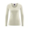 Shirt lange mouwen 100% biokatoen